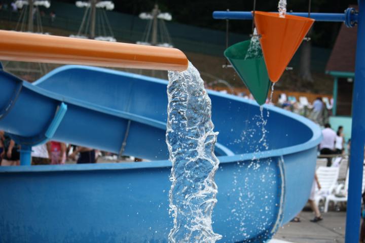 Cool water shot
