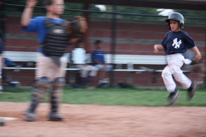 Jonathan slides into home