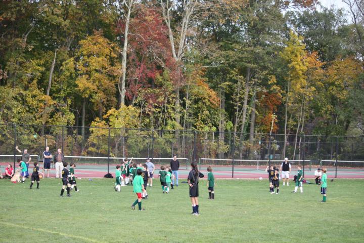 Soccer in the fall