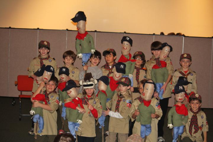 Webelos and Puppets