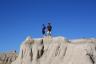 Jonathan and Robert on a high rock