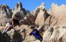 Jonathan and Robert in the badlands
