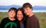 Jonathan, Nancy + Robert by Yellowstone lake
