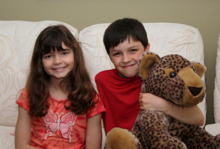Megan, Jonathan and Jaggy