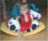 Jonathan rides the cow
