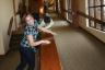 Sliding on the bannister