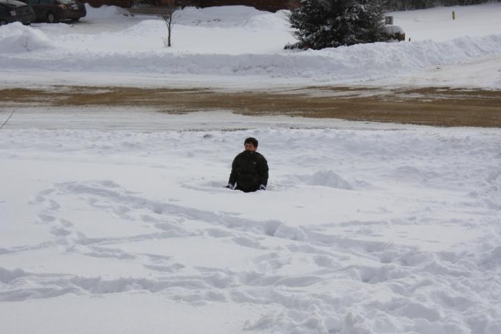 Jonathan in the snow