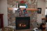 Fireplace and stockings