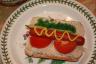 Chicago style hot dog
