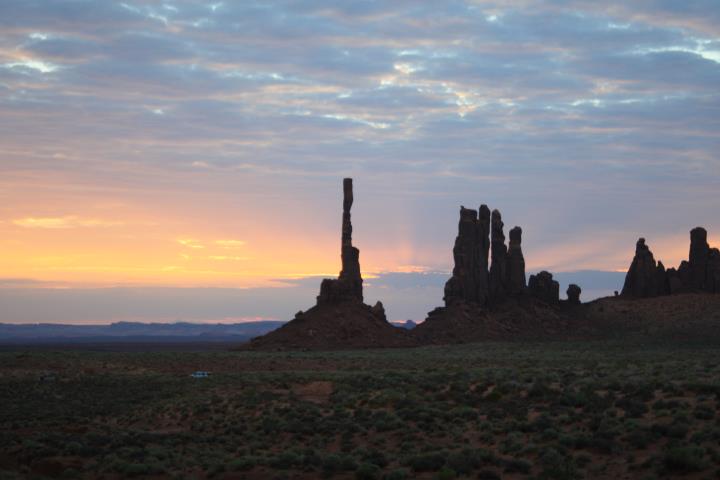 Monument Valley at sunrise