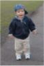 Jonathan wearing his hat