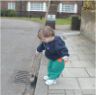 Robert sweeps out front