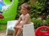 Robert on the potty