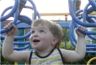 Robert on the monkey bars