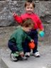 Robert and Jonathan in the monestary