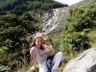 Nancy and Robert by a waterfall
