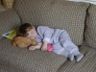 Robert Sleeps on the couch