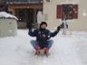 Oberammergau - Mom and Jonathan sled