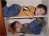 Oberammergau - Jonathan and Robert play in the closet