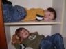 Oberammergau - Jonathan and Robert play in the closet