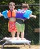 Robert and Jonathan try the diving board