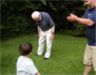 Grandpa got wet
