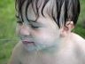 Robert and the water slide