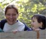 Nancy & Jonathan on a bridge over the gorge