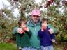 Ian, Robert and Jonathan - Apple picking