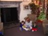 Nancy reads Jonathan and Robert a story