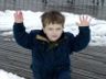 Robert at Rye Playland before ice skating