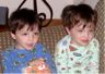 Jonathan & Robert sit on the couch and watch TV