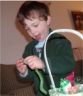 Easter Sunday - Robert feeds his snake a chocolate egg