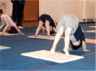 Preparing to sommersault