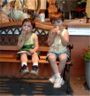 Jonathan & Robert eat ice cream