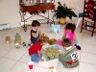 Kayla, Jonathan, Robert and Megan play Candyland