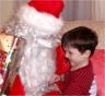 Jonathan gets a present from the 'faceless' Santa