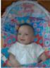 Jonathan in the bouncy seat