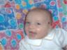 Robert in bouncy seat