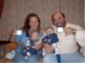 Ian, Nancy and the boys at high tea