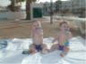 Jonathan and Robert take in some sun&nbsp;