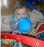 Jonathan eats a balloon