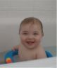Robert was all smiles in the bath&nbsp;